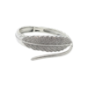 Pulseira com folha em Prata 925