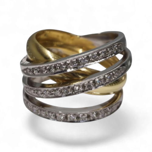 20251206_180116_1_ Anel Bicolor em Ouro 19.25k com Diamantes