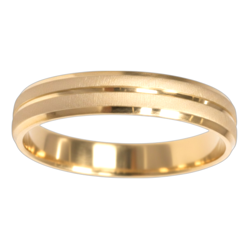 Aliança de casamento em Ouro 19.2k