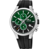 Relógio Lotus 18621/A verde pulsera de borracha, homem