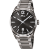 Relógio Lotus Crono 18684/1 cinza pulseira de aço, homem
