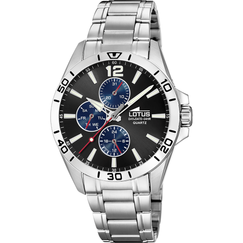 Relógio Lotus 18812/2 cinza pulseira de aço Homem