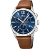 Relógio Lotus 18691/2 azul pulseira de couro Homem